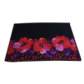 Polyester Chiffon Printed Scarf for Women Red